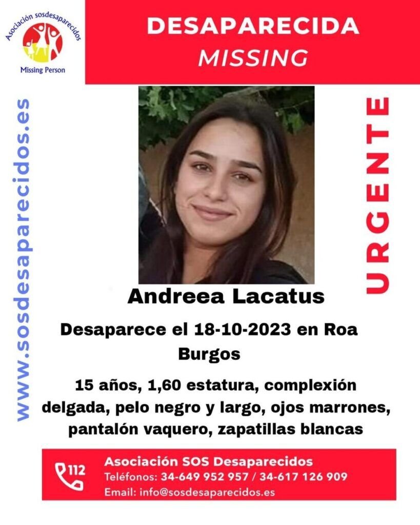 Desaparecida en Roa, Andreea Lacatus