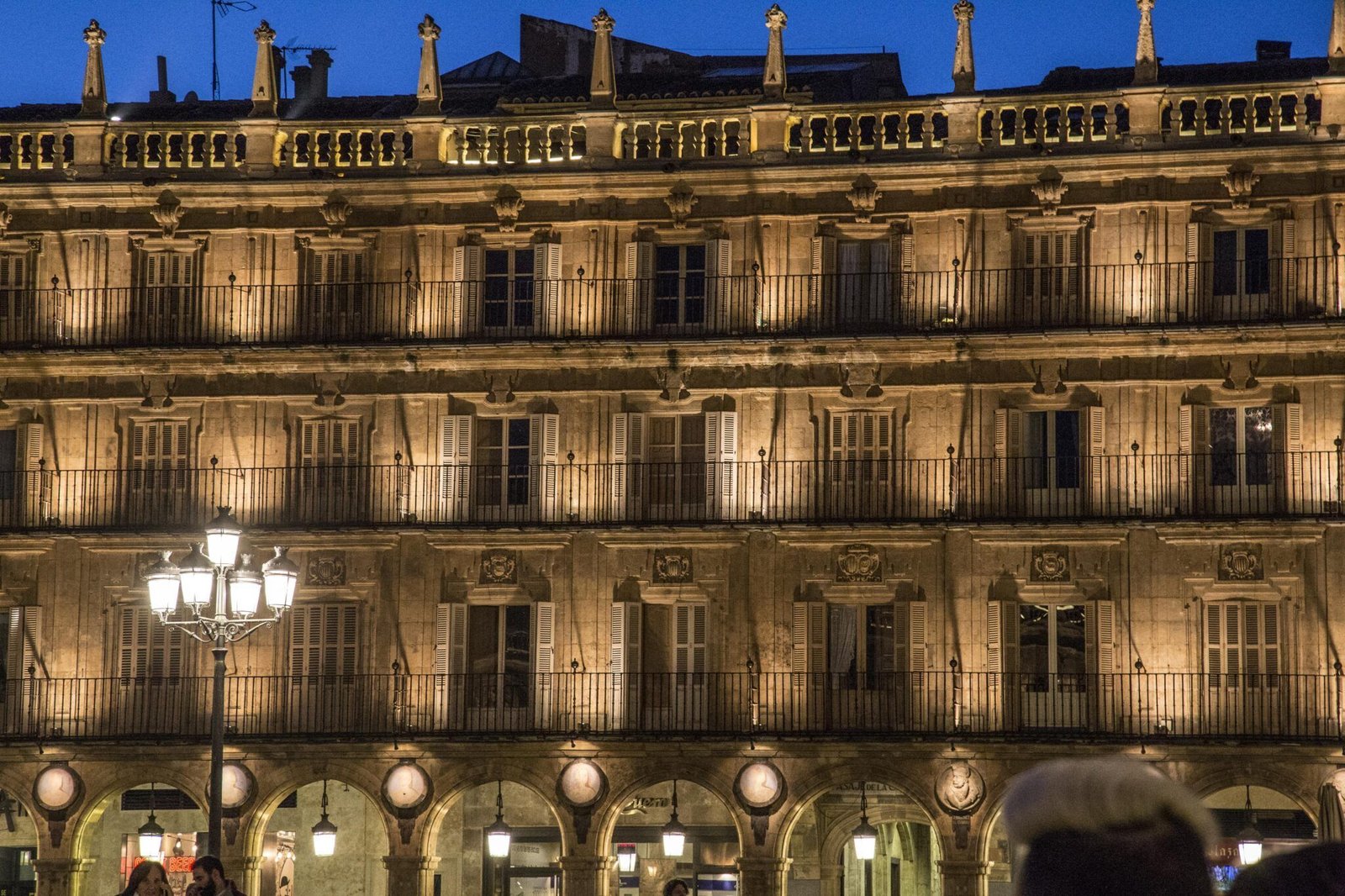 Plaza Mayor de Salamanca donde se realiza la Nochevieja Universitaria