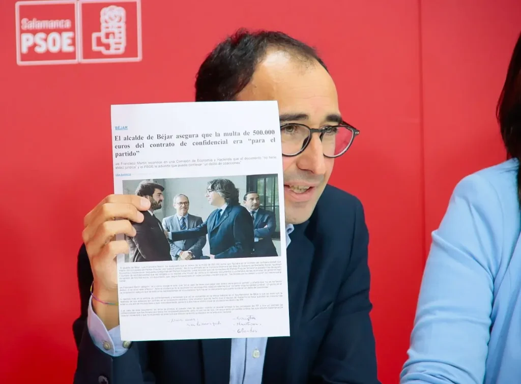 El PSOE llevará al juzgado “las tramas, chanchullos y los negocietes” del PP de Mañueco en el Ayto. de Béjar