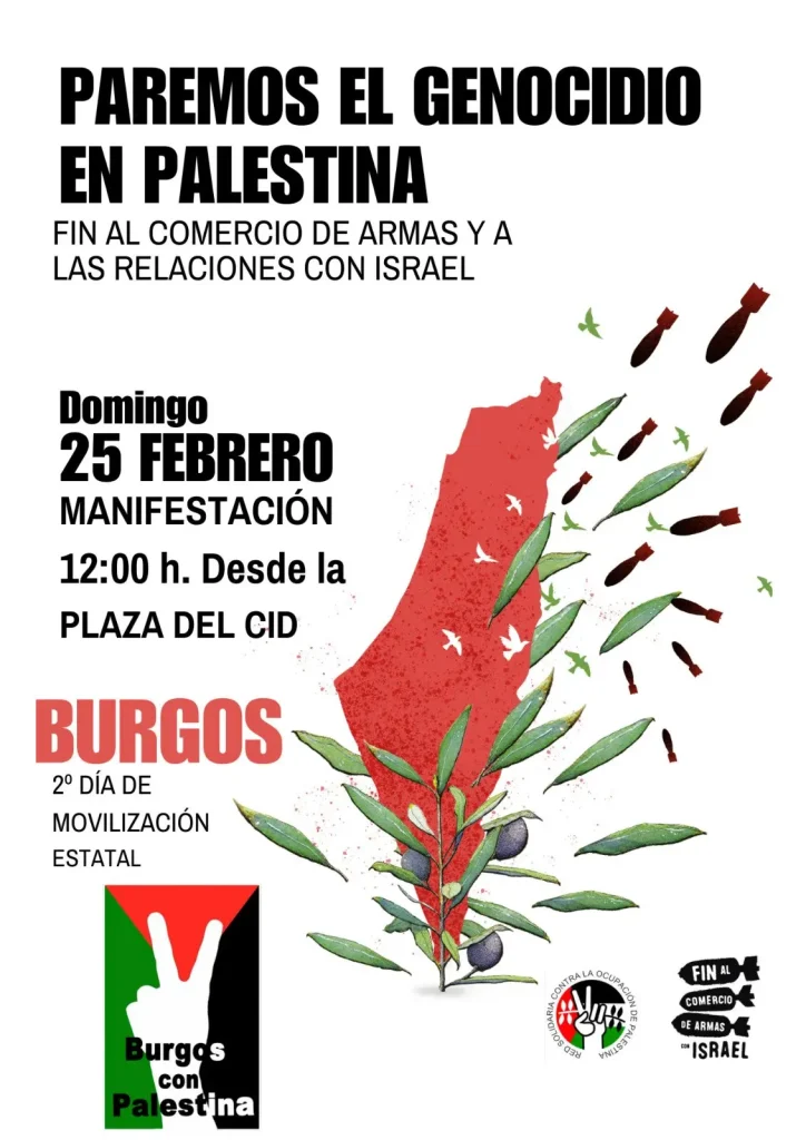 Manifestación Burgos con Palestina