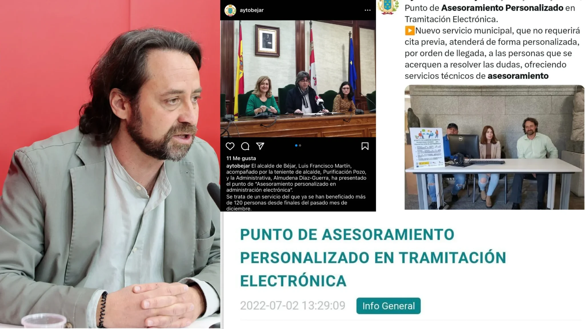 Otro ridículo más del PP de Béjar y Luis Francisco Martín