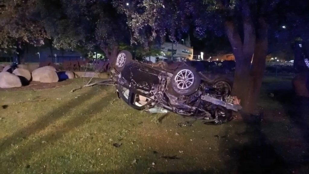 Aparatoso accidente en Vallsur