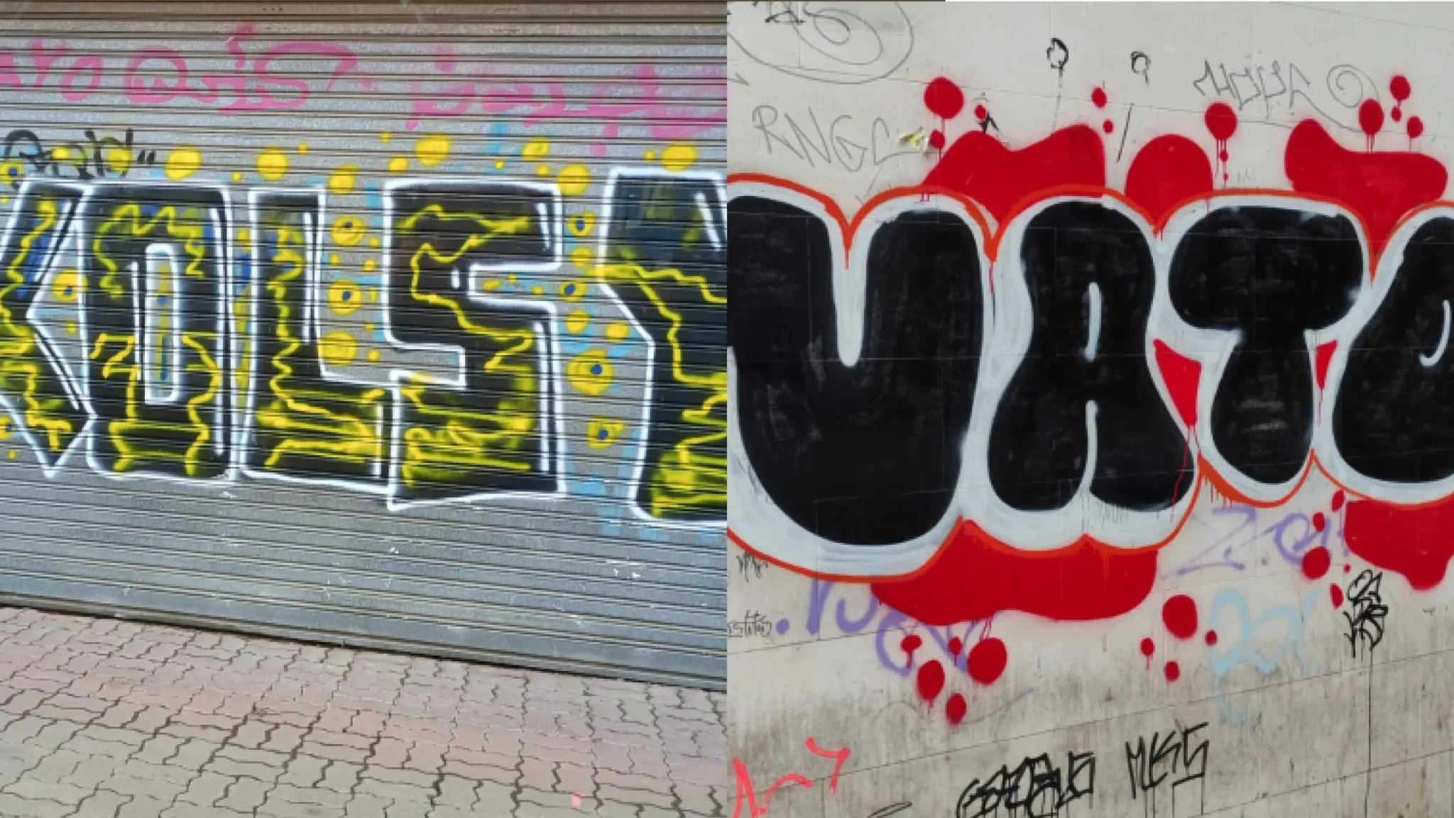 Identifican a dos grafiteros bastante activos en Aranda de Duero
