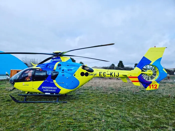 Un motociclista de 62 años resulta herido en un accidente de tráfico en Tubilla del Agua