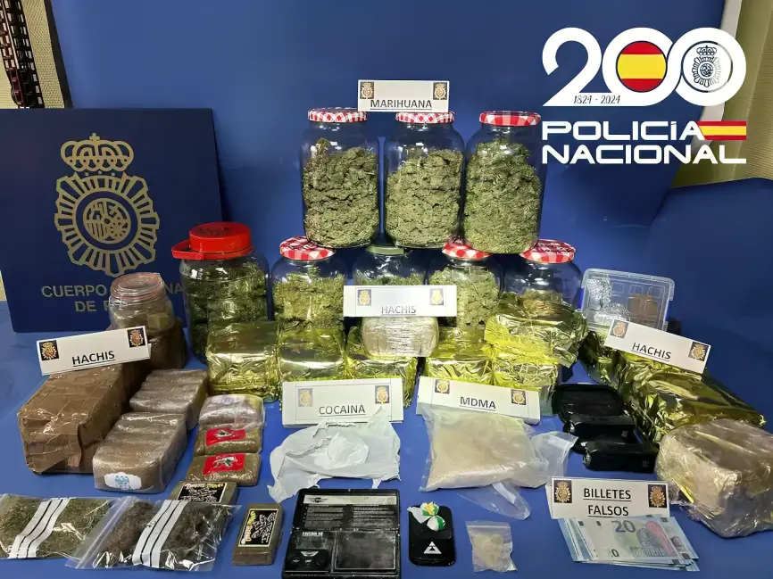 “Operación Romeo”. Dos detenidos y 33 kilos de droga