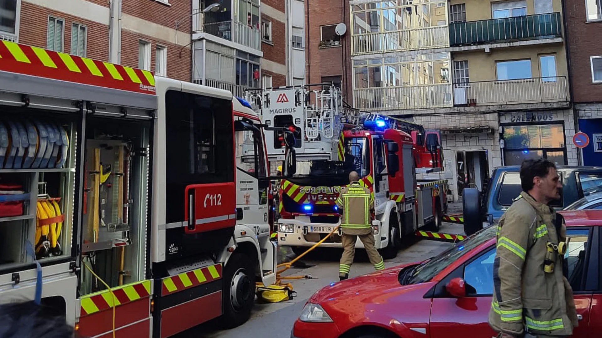 Se incendia una vivienda en la calle San Nicolás