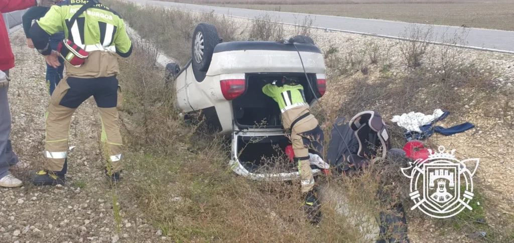 Quintanapalla, un pequeño municipio burgalés, fue testigo este domingo de un accidente de tráfico que dejó a una mujer de 62 años gravemente herida.